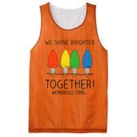 Orange Anti Bullying Unity Day Shine Brighter Together Mesh Reversible Basketball Jersey Tank