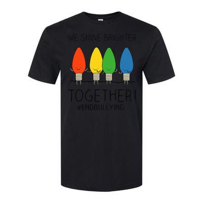 Orange Anti Bullying Unity Day Shine Brighter Together Softstyle CVC T-Shirt