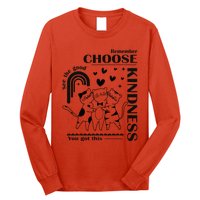 Orange Anti Bullying Cats Be Kind Unity Day Long Sleeve Shirt