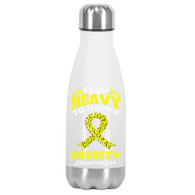 Obesity Awareness Beat Obesity Stainless Steel Insulated Water Bottle