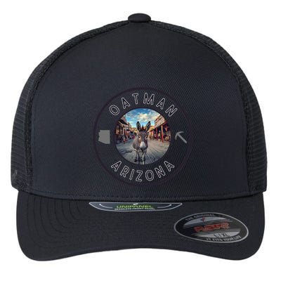Oatman Arizona Burro In Town Flexfit Unipanel Trucker Cap