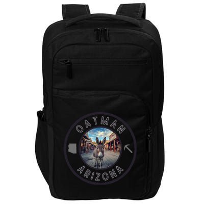 Oatman Arizona Burro In Town Impact Tech Backpack