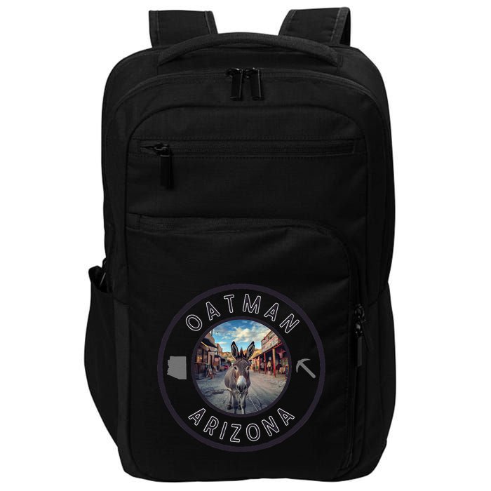 Oatman Arizona Burro In Town Impact Tech Backpack