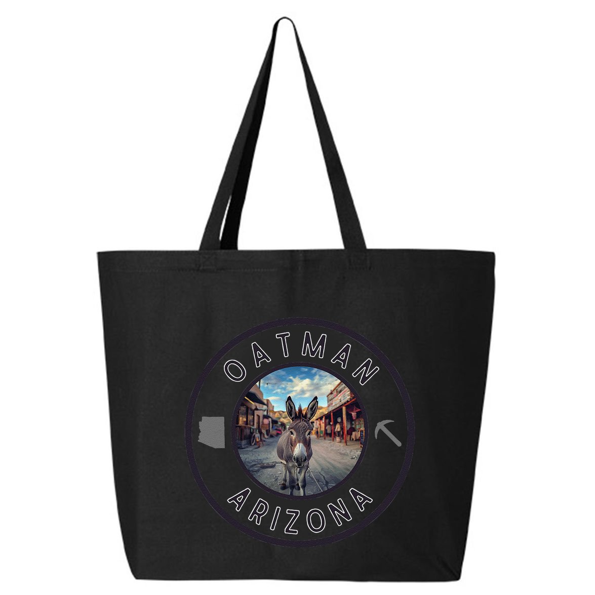 Oatman Arizona Burro In Town 25L Jumbo Tote
