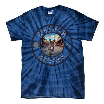 Oatman Arizona Burro In Town Tie-Dye T-Shirt