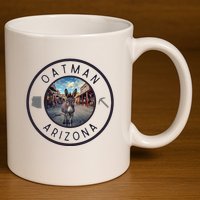 Oatman Arizona Burro In Town 11oz C Handle Ceramic Mug