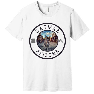 Oatman Arizona Burro In Town Premium T-Shirt