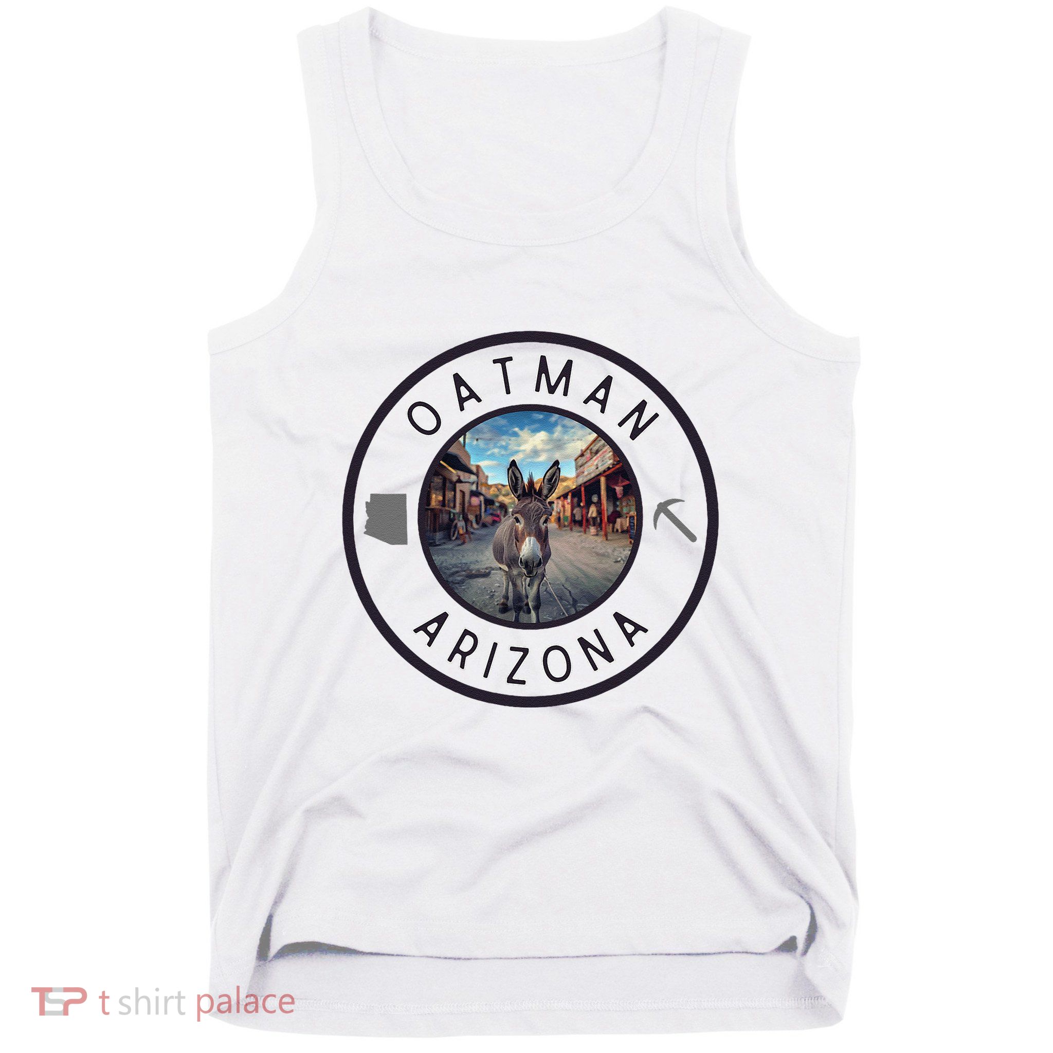 Oatman Arizona Burro In Town Tank Top