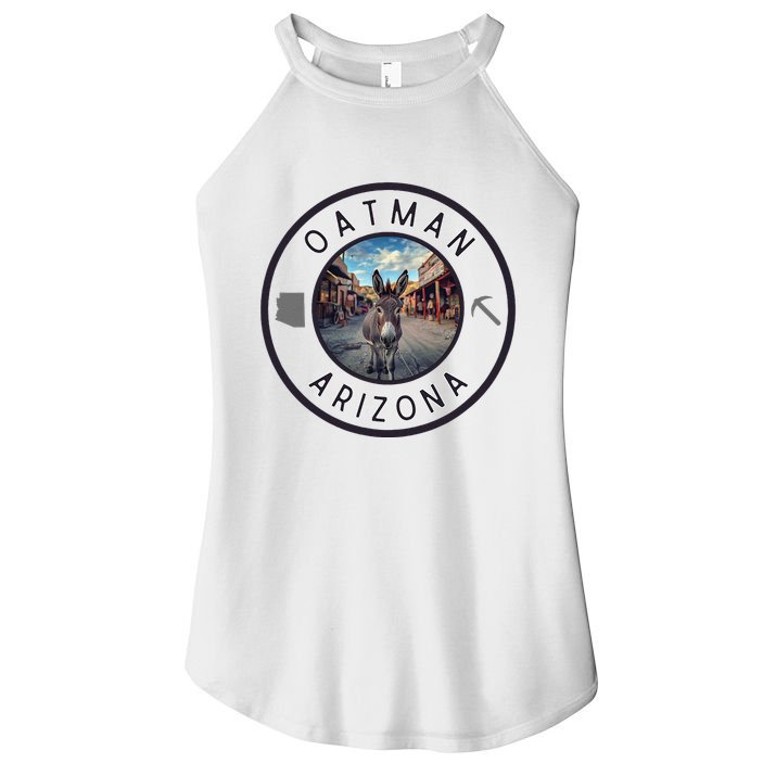 Oatman Arizona Burro In Town Women's Perfect Tri Rocker Tank