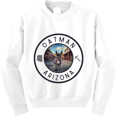 Oatman Arizona Burro In Town Kids Sweatshirt