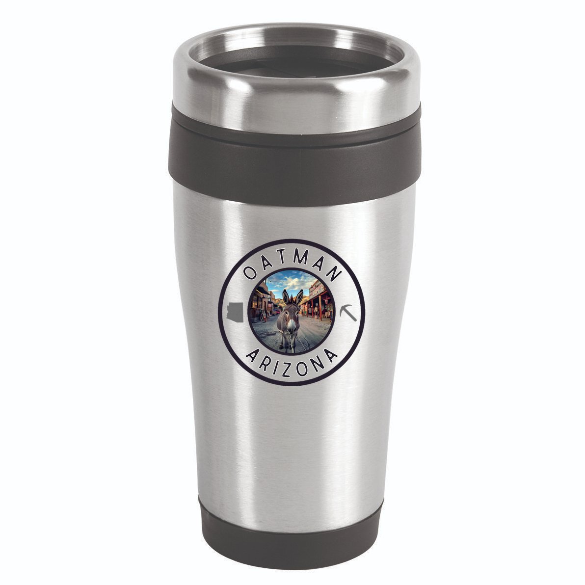 Oatman Arizona Burro In Town 16oz Travel Tumbler