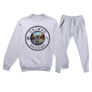 Oatman Arizona Burro In Town Premium Crewneck Sweatsuit Set