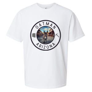 Oatman Arizona Burro In Town Sueded Cloud Jersey T-Shirt