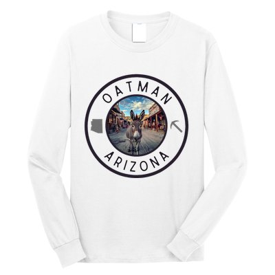 Oatman Arizona Burro In Town Long Sleeve Shirt