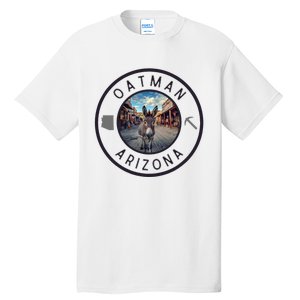 Oatman Arizona Burro In Town Tall T-Shirt