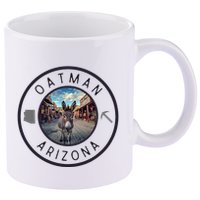 Oatman Arizona Burro In Town 11oz C Handle Ceramic Mug