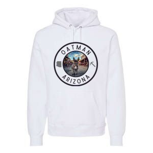 Oatman Arizona Burro In Town Premium Hoodie