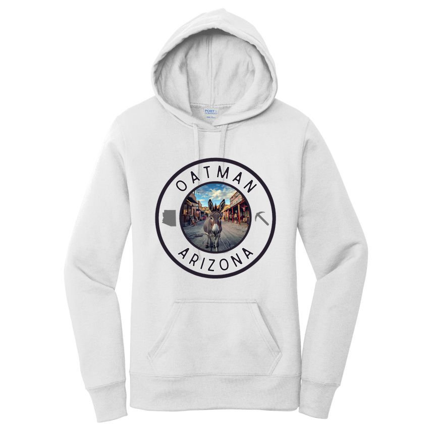 Oatman Arizona Burro In Town Women's Pullover Hoodie