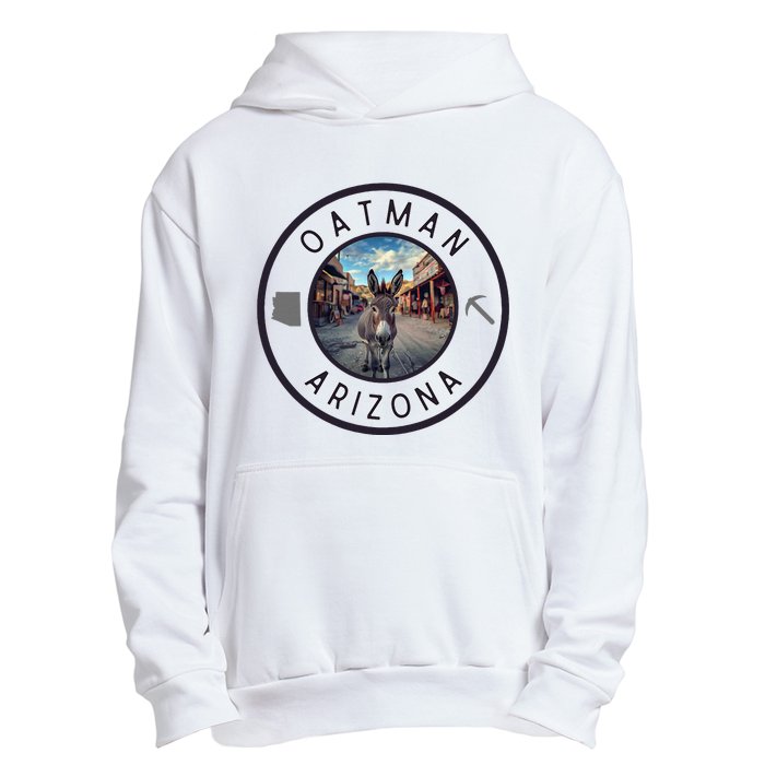 Oatman Arizona Burro In Town Urban Pullover Hoodie