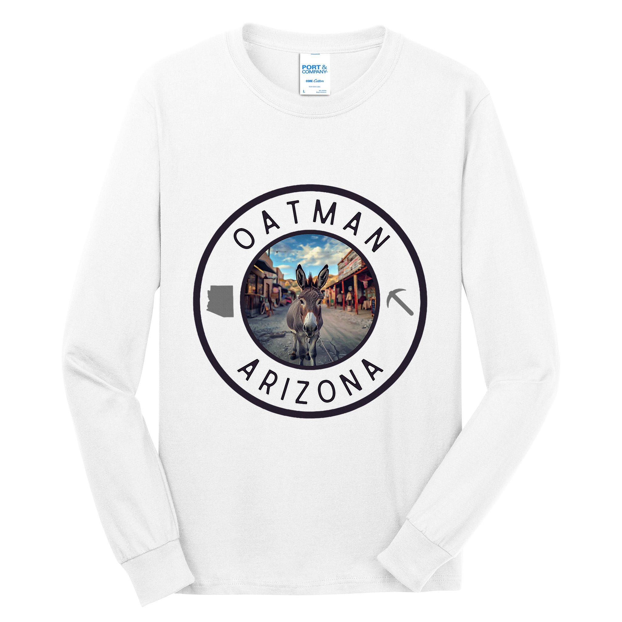 Oatman Arizona Burro In Town Tall Long Sleeve T-Shirt