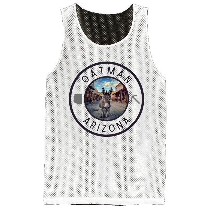 Oatman Arizona Burro In Town Mesh Reversible Basketball Jersey Tank