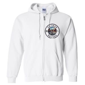 Oatman Arizona Burro In Town Full Zip Hoodie