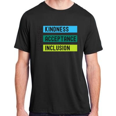 Orange AntiBulling Choose Kindness Acceptance Inclusion Adult ChromaSoft Performance T-Shirt