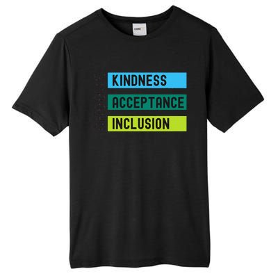 Orange AntiBulling Choose Kindness Acceptance Inclusion Tall Fusion ChromaSoft Performance T-Shirt