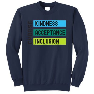 Orange AntiBulling Choose Kindness Acceptance Inclusion Sweatshirt