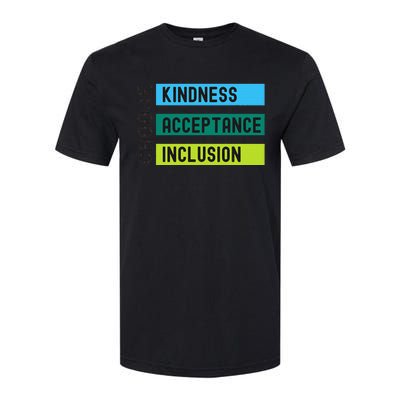 Orange AntiBulling Choose Kindness Acceptance Inclusion Softstyle CVC T-Shirt