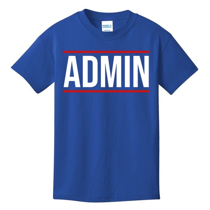 Office Admin Clerk Administrator Administrative Secretary Gift Kids T-Shirt