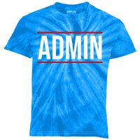 Office Admin Clerk Administrator Administrative Secretary Gift Kids Tie-Dye T-Shirt