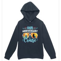 Our Anniversary Cruise Husband Wife Couples Cruise Vacation Urban Pullover Hoodie