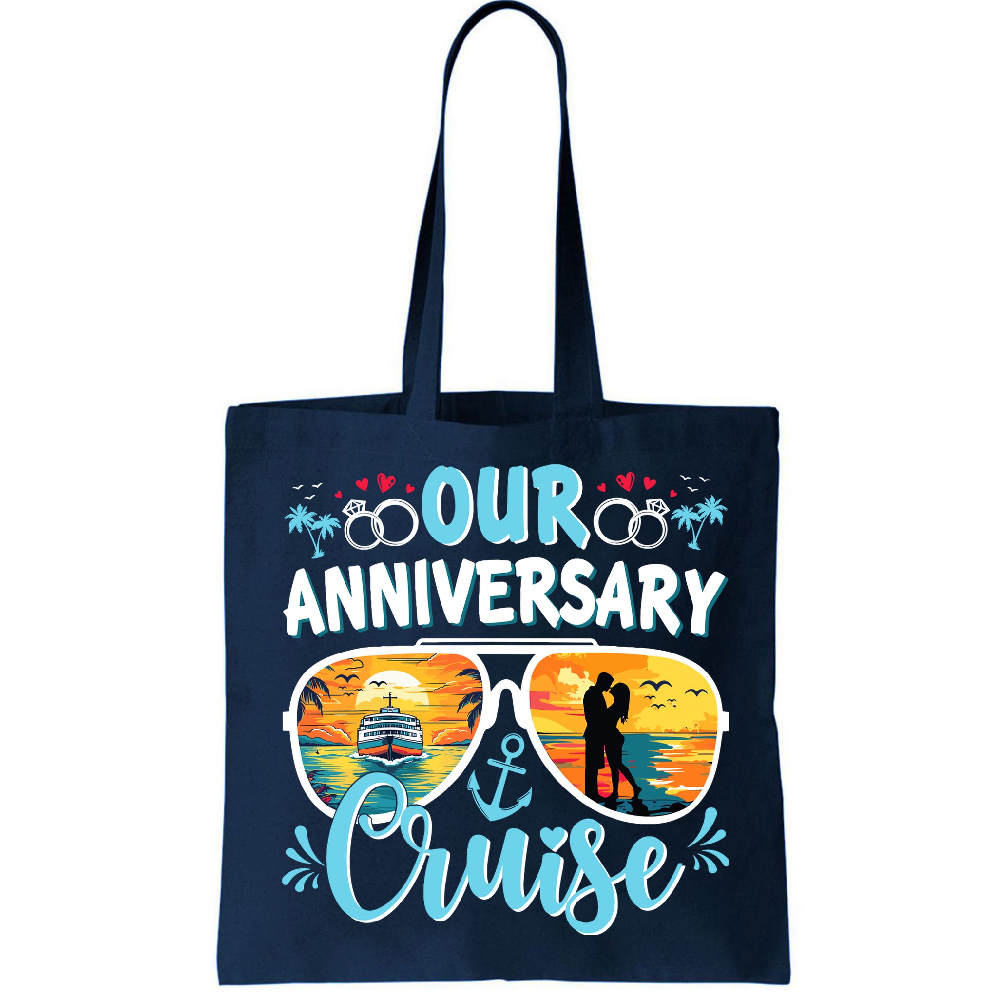 Our Anniversary Cruise Husband Wife Couples Cruise Vacation Bag
