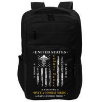 Once A Combat Medic Always A Combat Medic Impact Tech Backpack