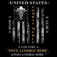 Once A Combat Medic Always A Combat Medic Bucket Hat