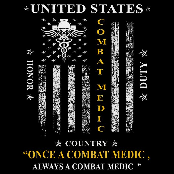 Once A Combat Medic Always A Combat Medic Bucket Hat