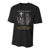 Once A Combat Medic Always A Combat Medic Youth Performance Sprint T-Shirt