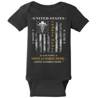 Once A Combat Medic Always A Combat Medic Baby Bodysuit