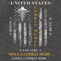 Once A Combat Medic Always A Combat Medic Vector Backpack