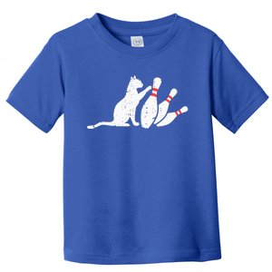 Ornery Alley Cat Tipping Funny Bowling Attire Toddler T-Shirt