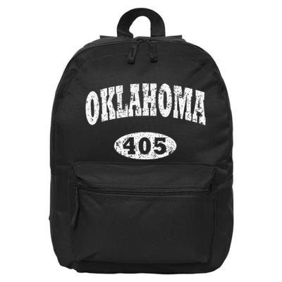 Oklahoma Area Code 405 Ok 16 in Basic Backpack