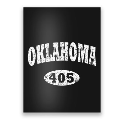 Oklahoma Area Code 405 Ok Poster