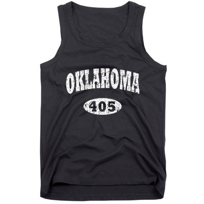 Oklahoma Area Code 405 Ok Tank Top