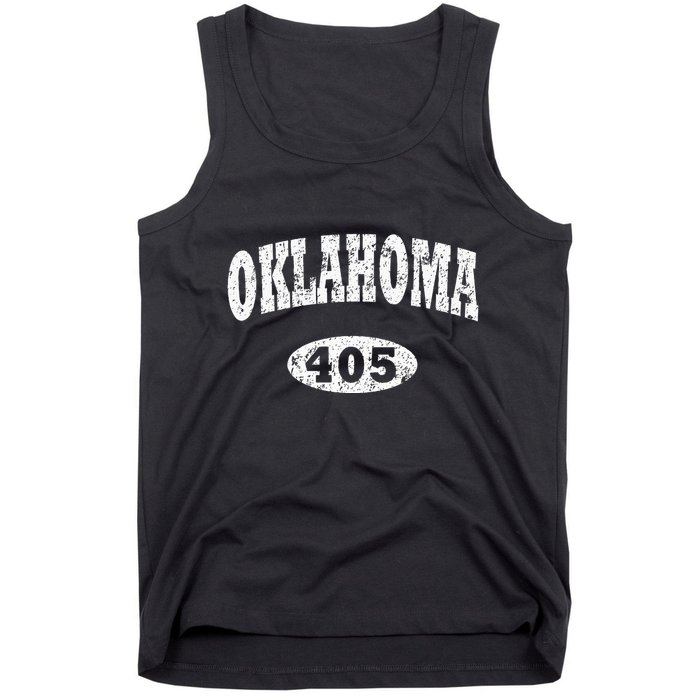 Oklahoma Area Code 405 Ok Tank Top