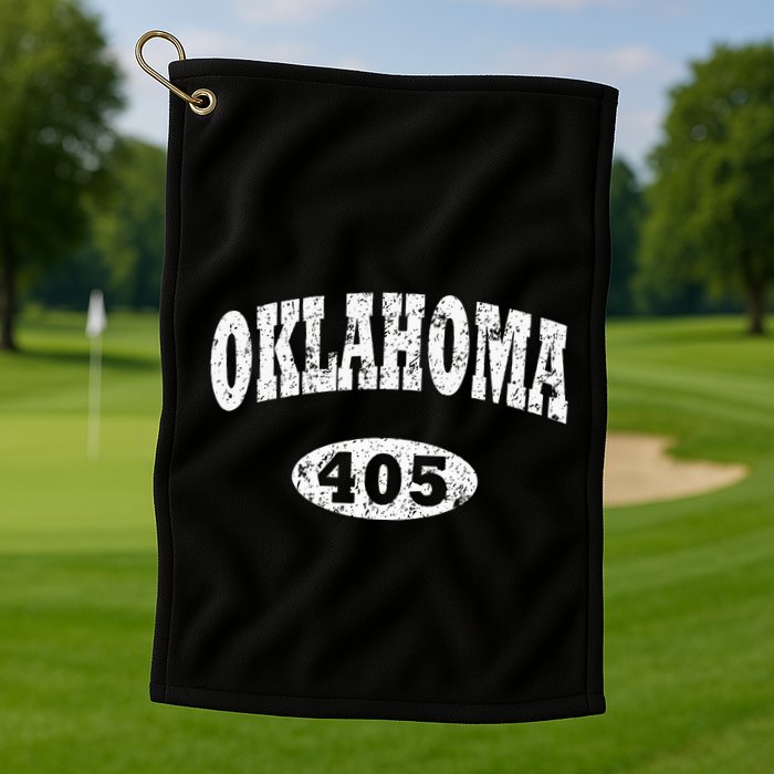 Oklahoma Area Code 405 Ok Golf Towel