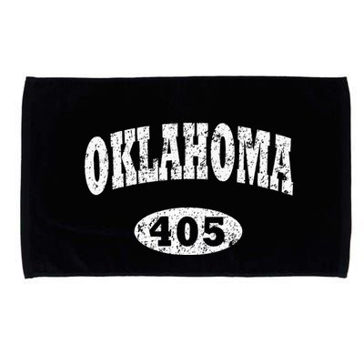 Oklahoma Area Code 405 Ok Microfiber Hand Towel