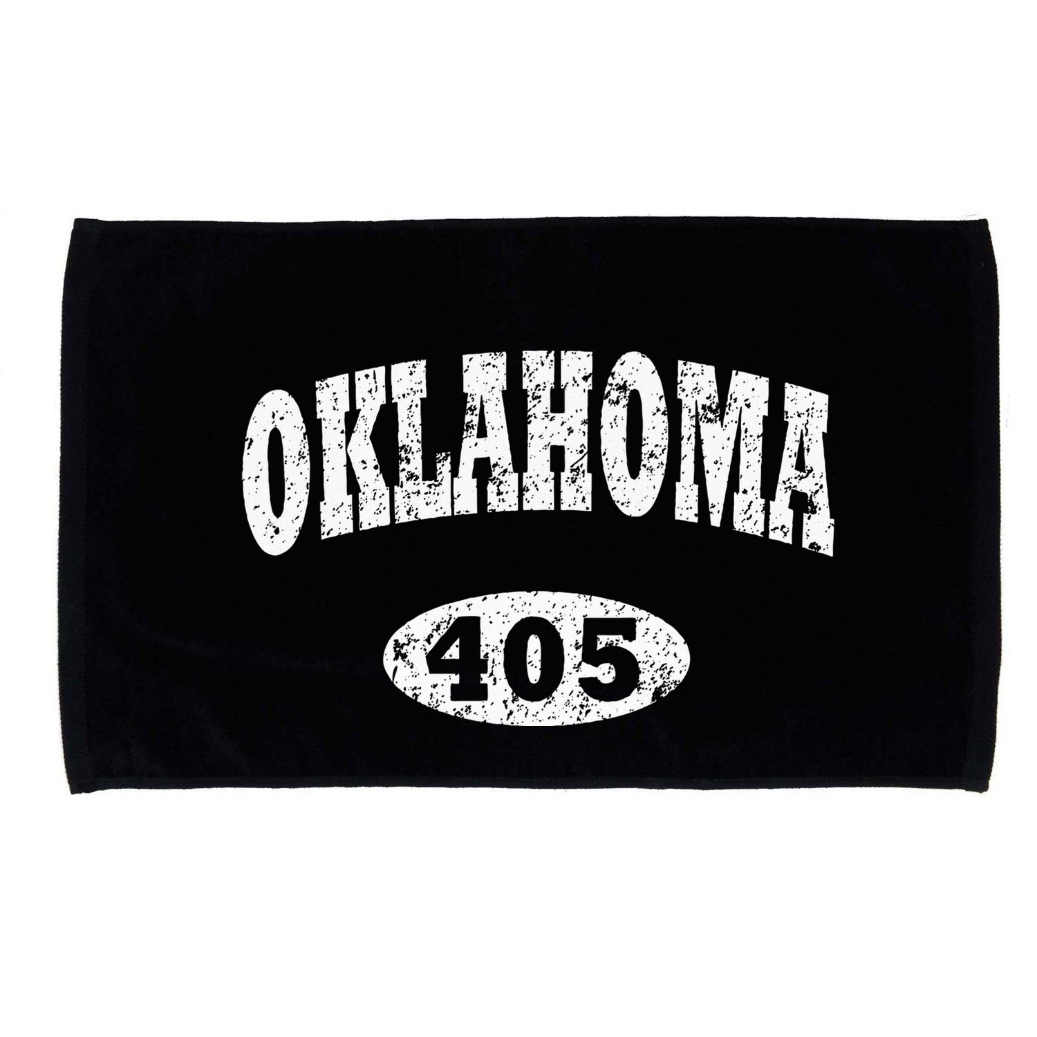 Oklahoma Area Code 405 Ok Microfiber Hand Towel