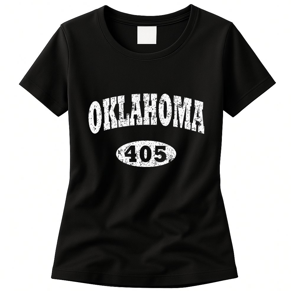 Oklahoma Area Code 405 Ok Womens T-Shirt