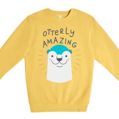 Otterly Amazing Cute Funny Premium Crewneck Sweatshirt